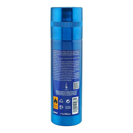 Hemani Aqua Cool Perfumed Deodorant Body Spray, For Men, 200ml - Image 2