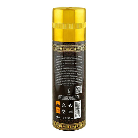 Hemani Sheikh Al Arab Perfumed Deodorant Body Spray, For Men & Women, 200ml - Image 2