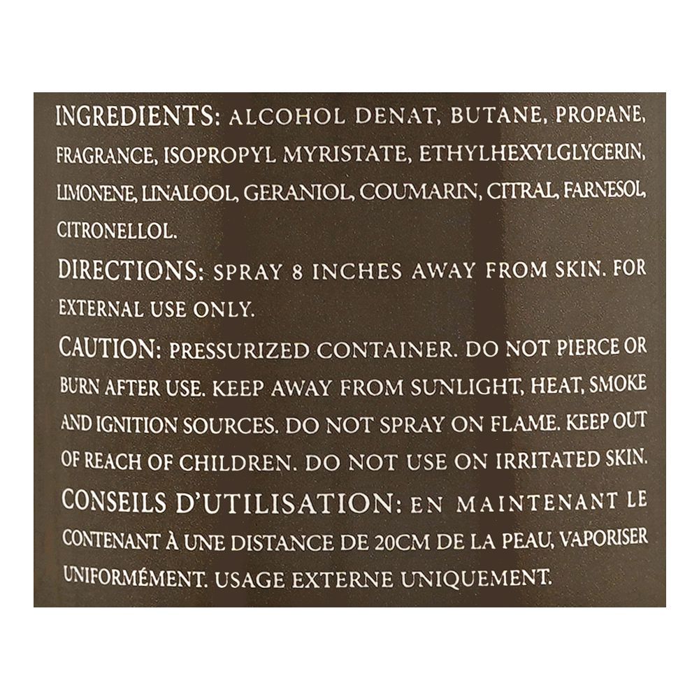 Hemani Sheikh Al Arab Perfumed Deodorant Body Spray, For Men & Women, 200ml - Image 3