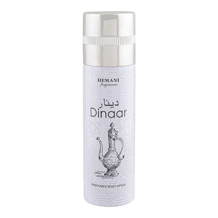 Hemani Dinaar Perfumed Deodorant Body Spray, For Men & Women, 200ml - Main Image