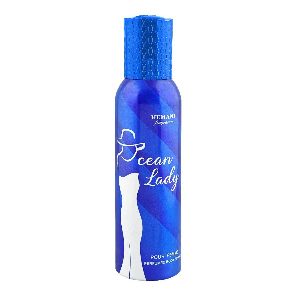 Hemani Ocean Lady Perfumed Deodorant Body Spray, For Women, 200ml - Main Image