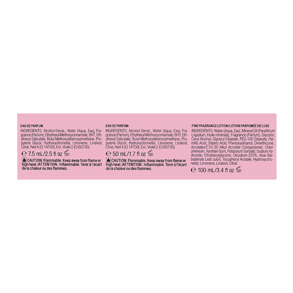 Victoria Secret Bombshell Gift Set: Eau de Parfum 50ml & 7.5ml+Body Lotion 100ml, For Women, 3-Pack - Image 4