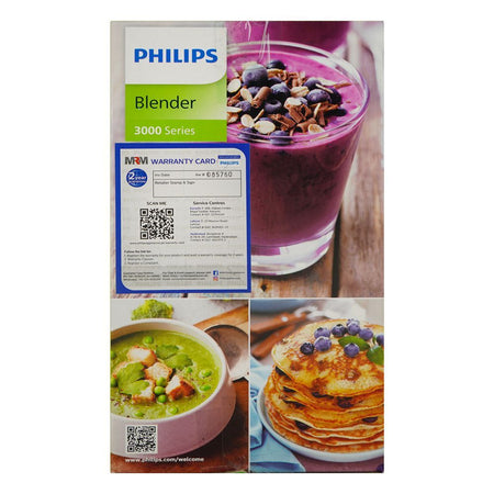 Philips 3000 Series Problend Blender, 550W, 2000ml Plastic Jug, HR2141/92 - Image 6