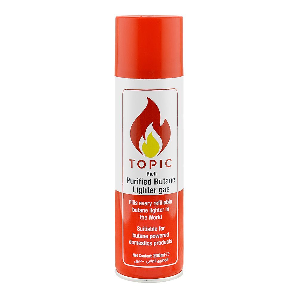 Topic Lighter Gas Refill, 200ml - Main Image