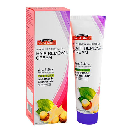 Saeed Ghani Intensive & Nourishing Hair Removing Cream with Shea Butter, 100ml - Main Image