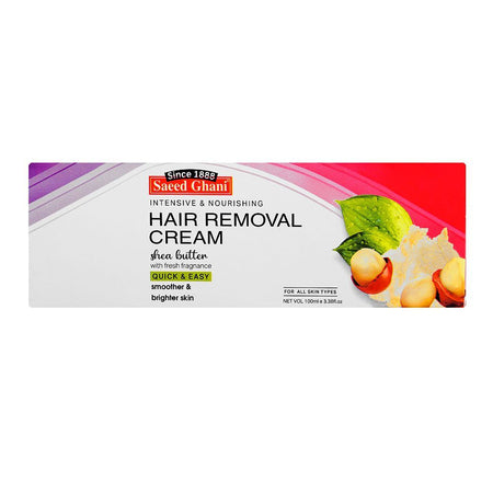 Saeed Ghani Intensive & Nourishing Hair Removing Cream with Shea Butter, 100ml - Image 2