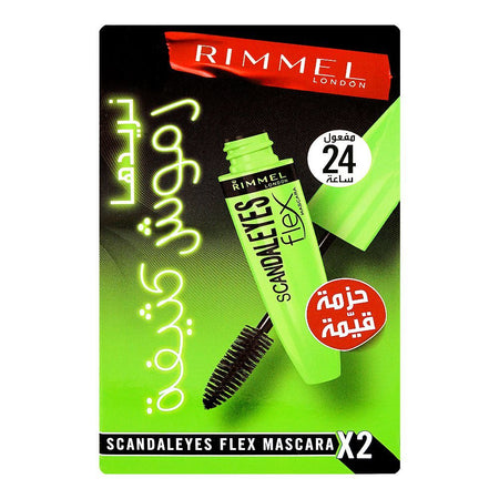 Rimmel Scandaleyes Flex Mascara, Black, 12ml Each, 2-Value Pack - Image 3