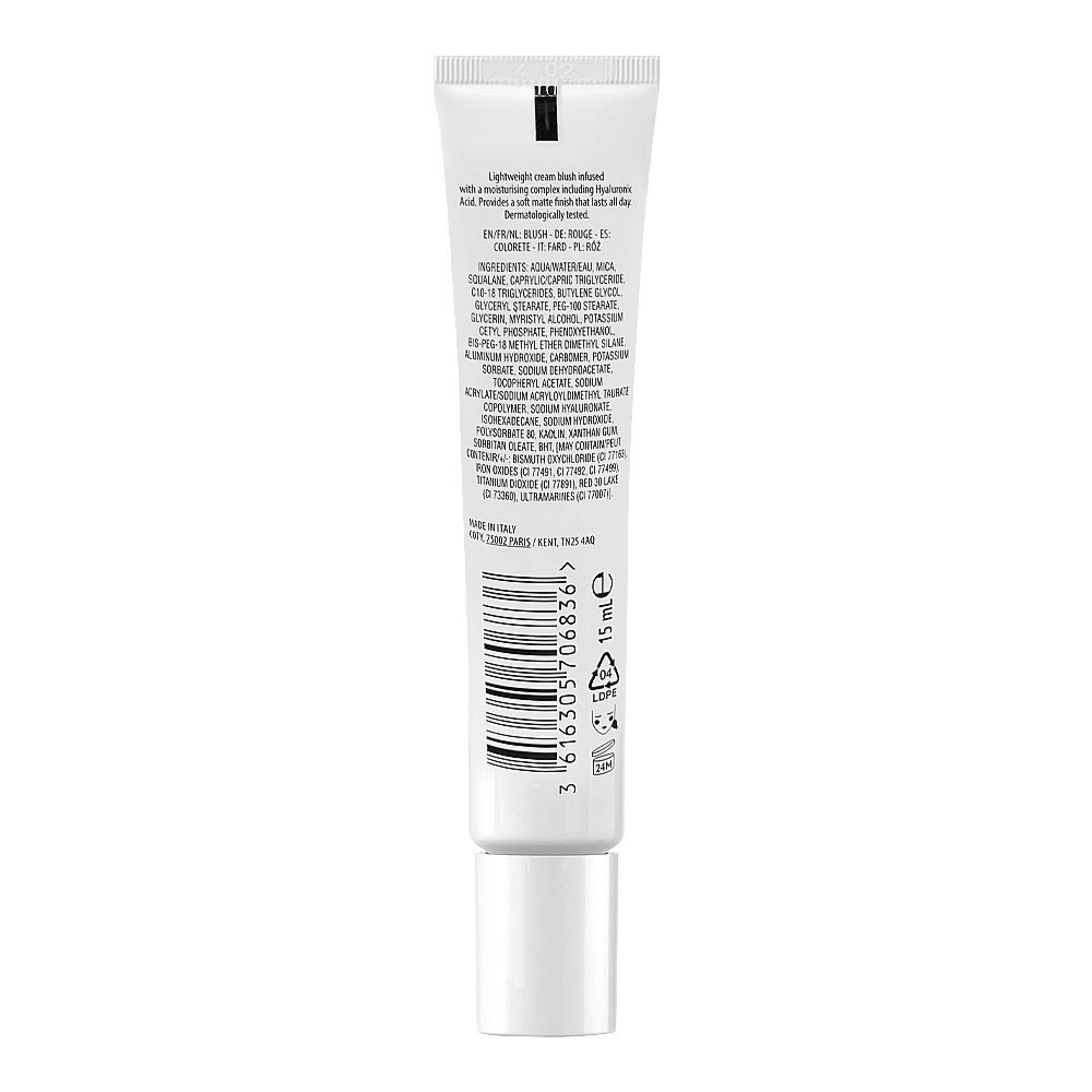 Max Factor Miracle Pure Satin Matte Cream Blush with Hyaluronic Acid, 15ml, 05 Delicate Pink - Image 2