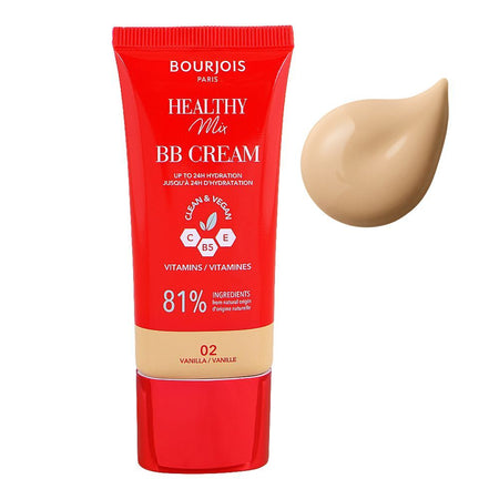 Bourjois Healthy Mix BB Cream, Clean & Vegan, 30ml, 02 Vanilla - Main Image