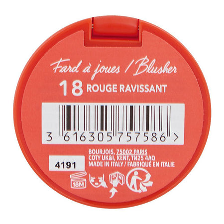 Bourjois Little Round Pot Blush, 18 Rouge Ravissant - Image 3