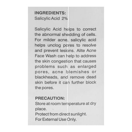 Crystolite Pharmaceuticals Alite Acne Face Wash, 125ml - Image 4