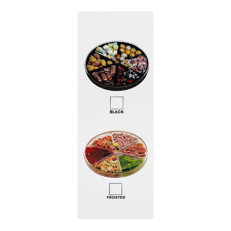 Urban Trends Khaas Daan Serving Tray with Lid, 6 Compartments, Large, Black - Image 5
