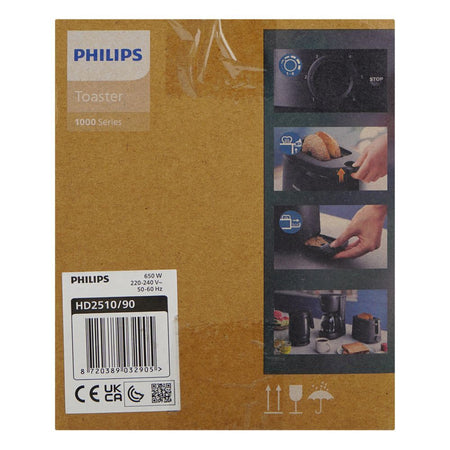 Philips 1000 Series Toaster, 650W, HD2510/90 - Image 3