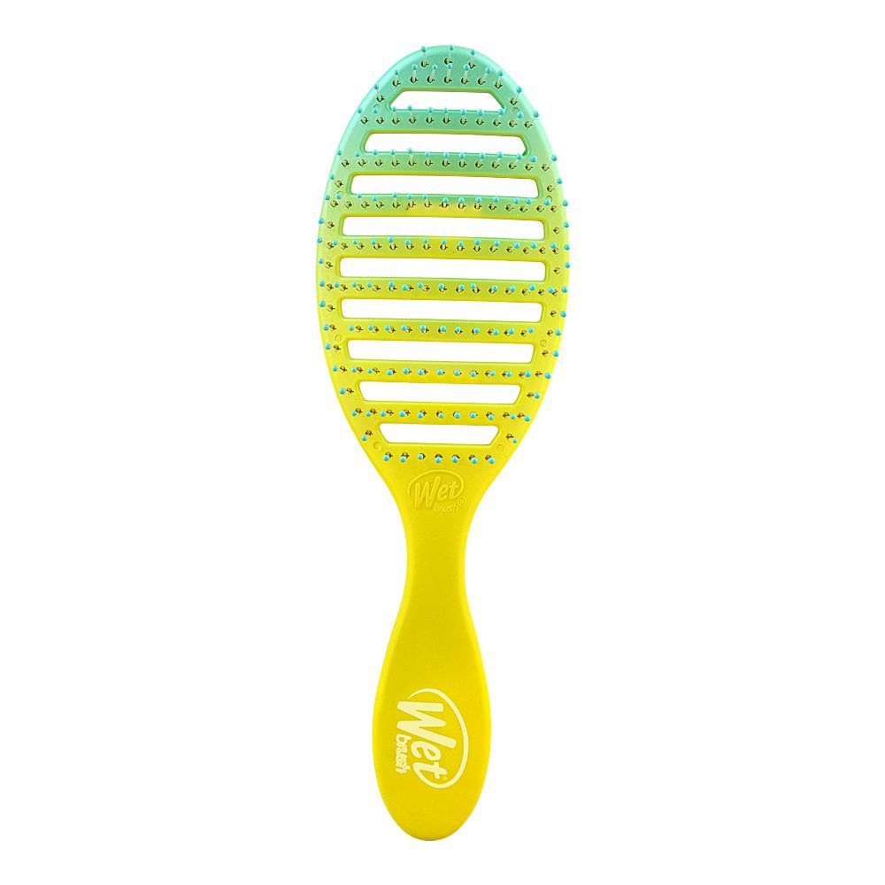 Wet Brush Speed Dry Feel Good Hair Brush, Ombre Green & Blue (BWR810FGOGB) - Main Image