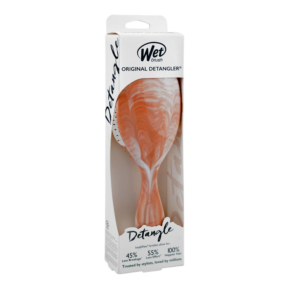 Wet Brush Original Detangler Hair Brush, Water Color Waves Pink (BWR830WTCPK) - Image 3