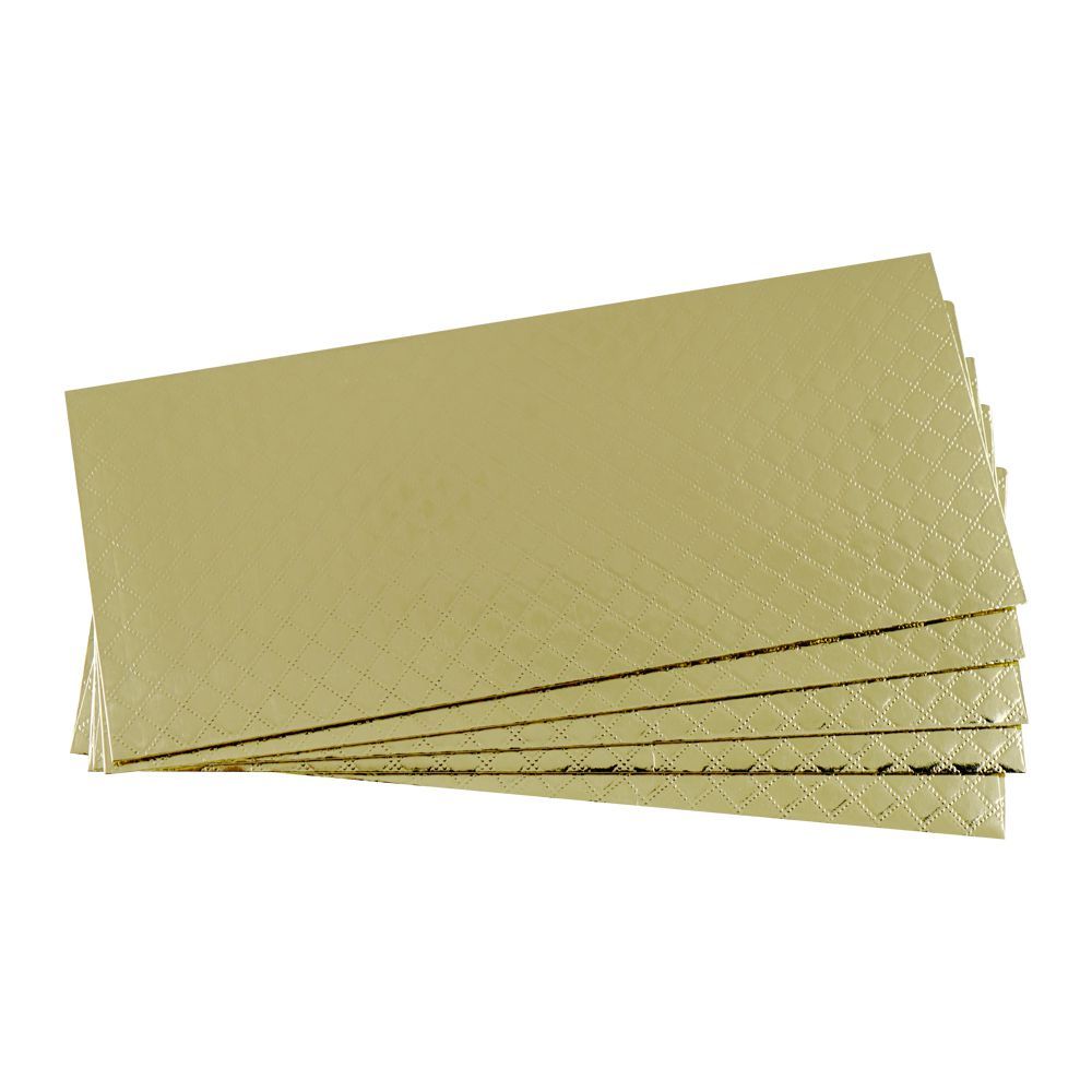 Royal Fancy Envelopes, Glossy Gold Check, 5-Pack, EUP-03 - Main Image