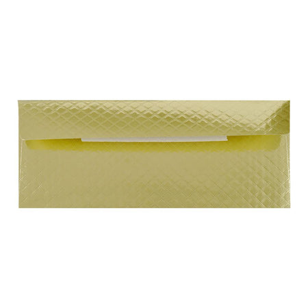 Royal Fancy Envelopes, Glossy Gold Check, 5-Pack, EUP-03 - Image 2