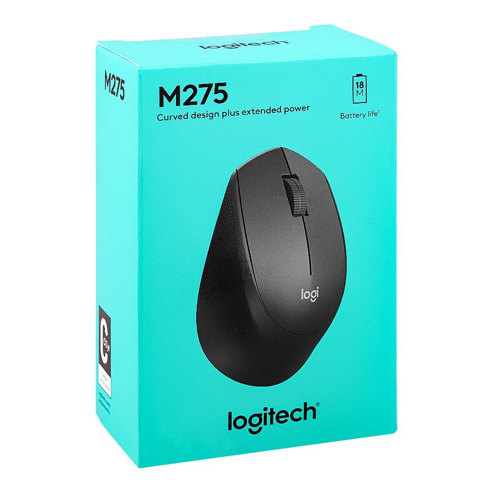 Logitech Curved Design Plus Extended Power Wireless Mouse, M-275 910-007327 - Image 5