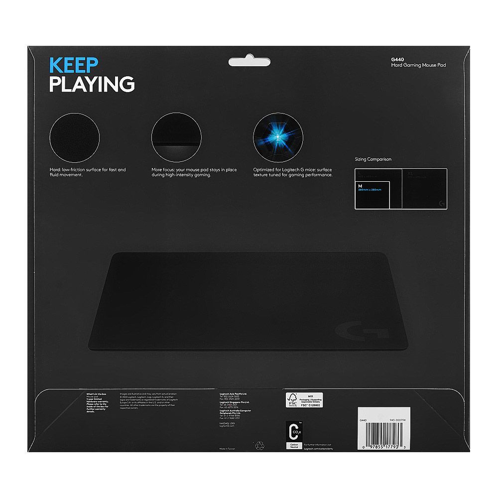 Logitech Hard Gaming Mouse Pad, G440 943-000794 - Image 3