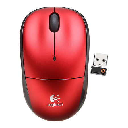 Logitech Wireless Mouse, Red, M187 910-005373 - Main Image