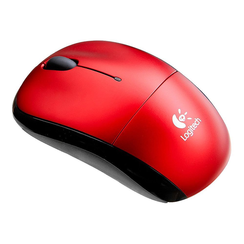 Logitech Wireless Mouse, Red, M187 910-005373 - Image 2