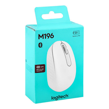 Logitech Bluetooth Wireless Mouse, White, M196 910-007463 - Image 4