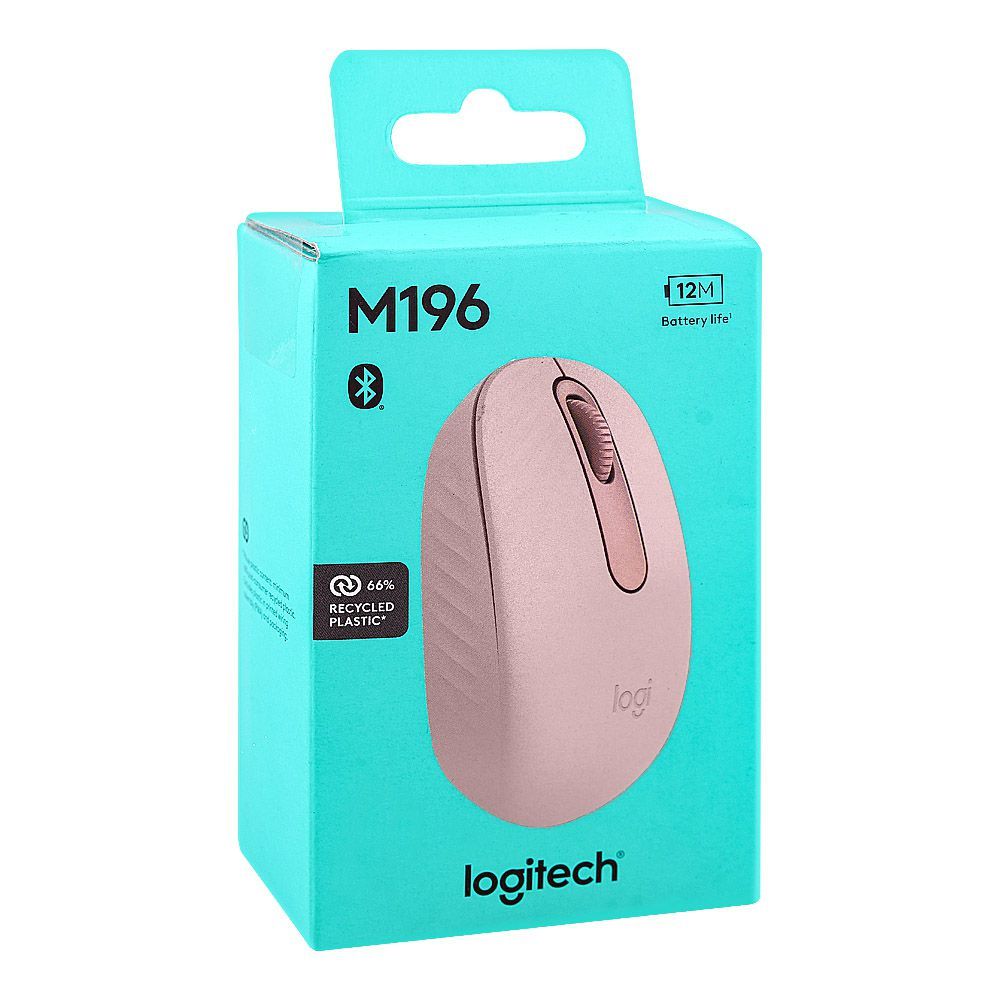 Logitech Bluetooth Wireless Mouse, Rose, M196 910-007464 - Image 4