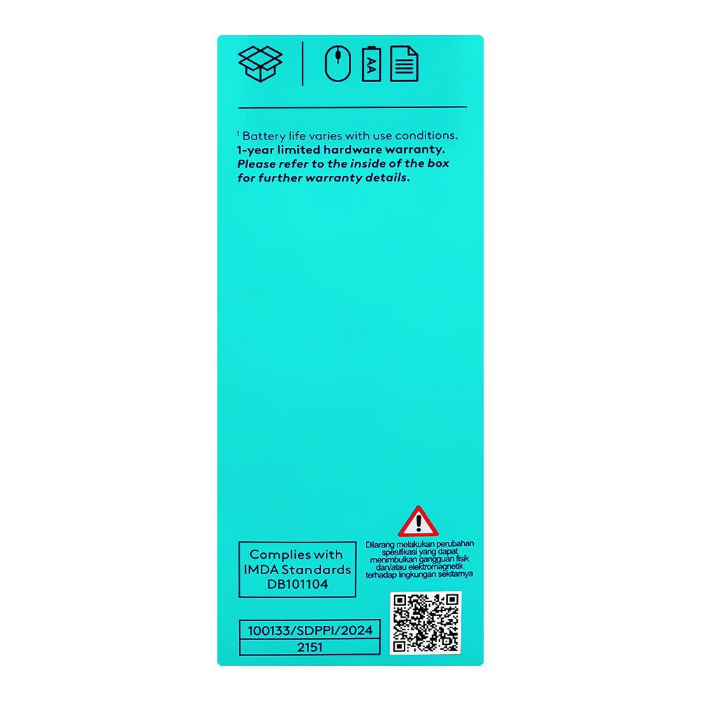 Logitech Bluetooth Wireless Mouse, Rose, M196 910-007464 - Image 6