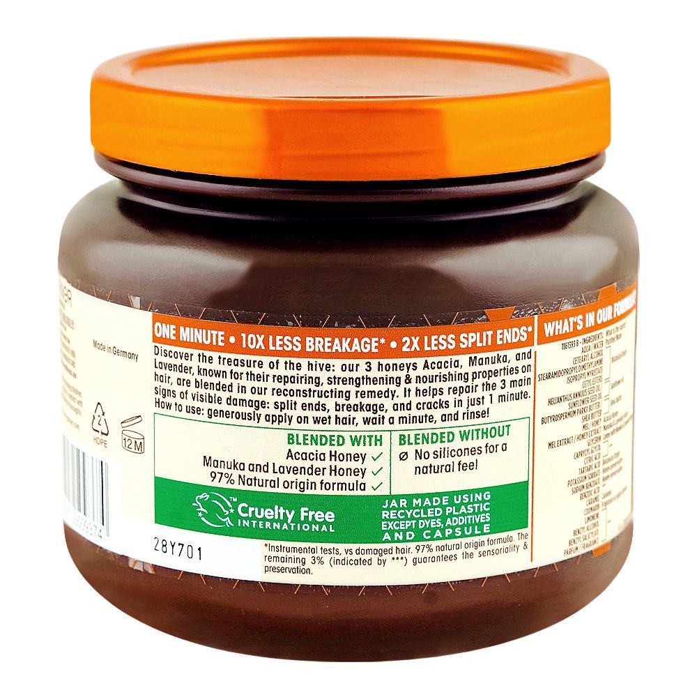 Garnier Ultimate Blends 3-Honey Repairing Hair Mask, 340ml - Image 2
