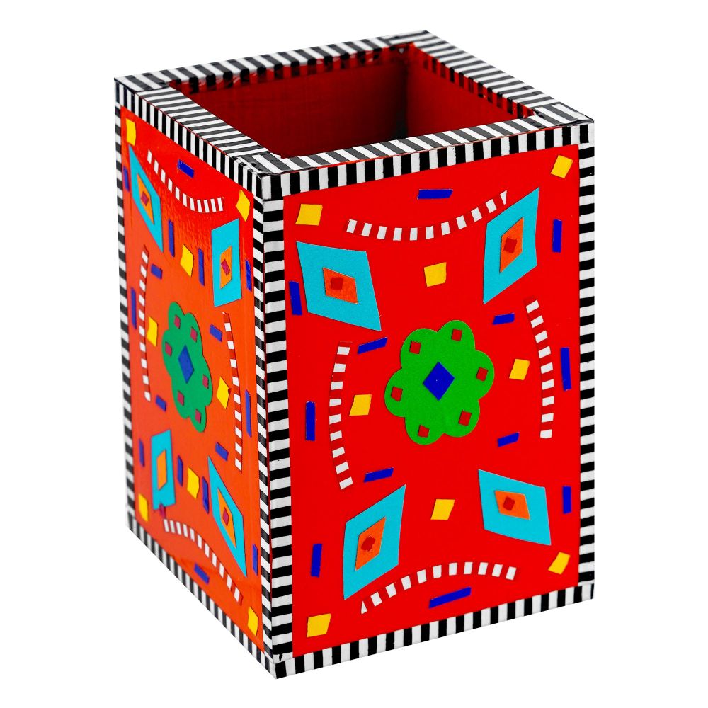 Star Shine Truck Art Chamakpatti Penholder, Multicolor - Main Image