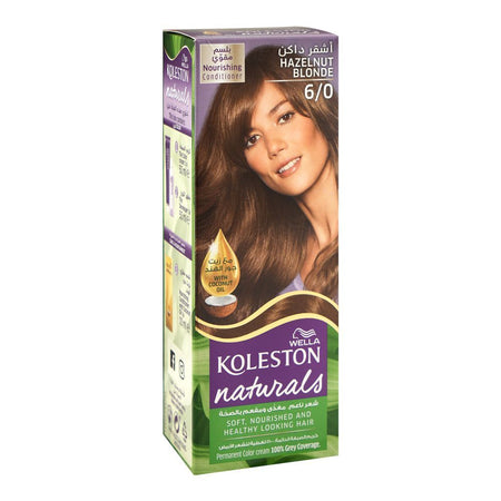 Wella Koleston Naturals Hair Color, 6/0 Hazelnut Blonde - Main Image