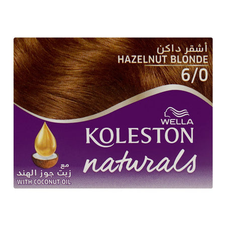 Wella Koleston Naturals Hair Color, 6/0 Hazelnut Blonde - Image 6