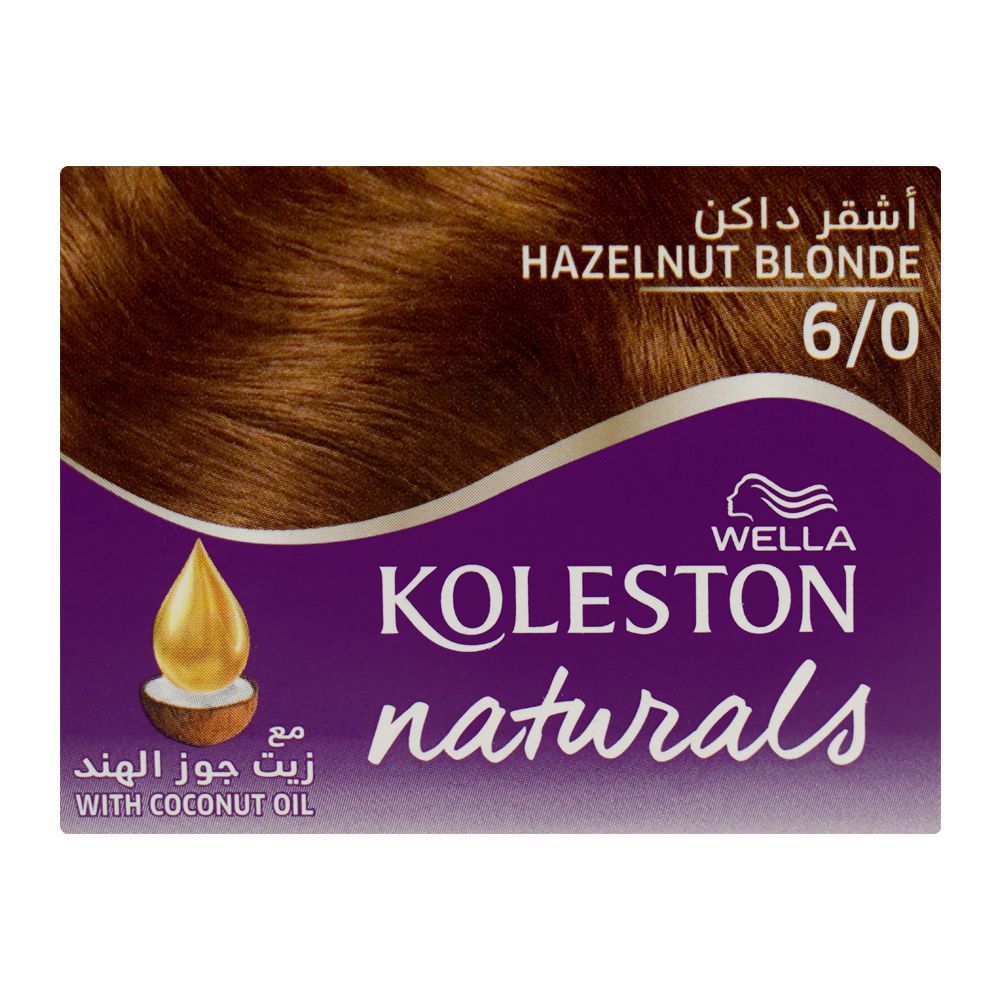 Wella Koleston Naturals Hair Color, 6/0 Hazelnut Blonde - Image 6