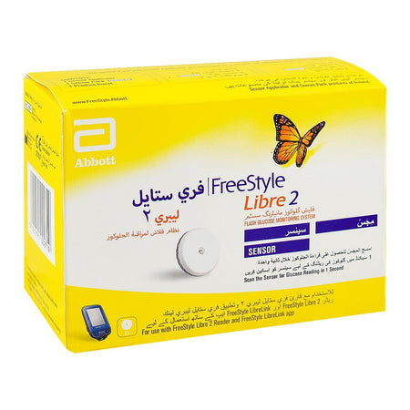 Free Style 2 Sensor Libre Flash Glucose Monitoring System - Main Image