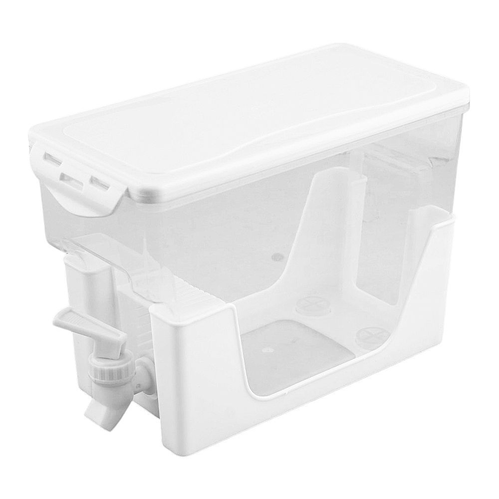 3.5 Liter White Beverage Dispenser with stand, High-Temperature Resistant Drink Container for Home, Kitchen, Camping & Parties - Image 5