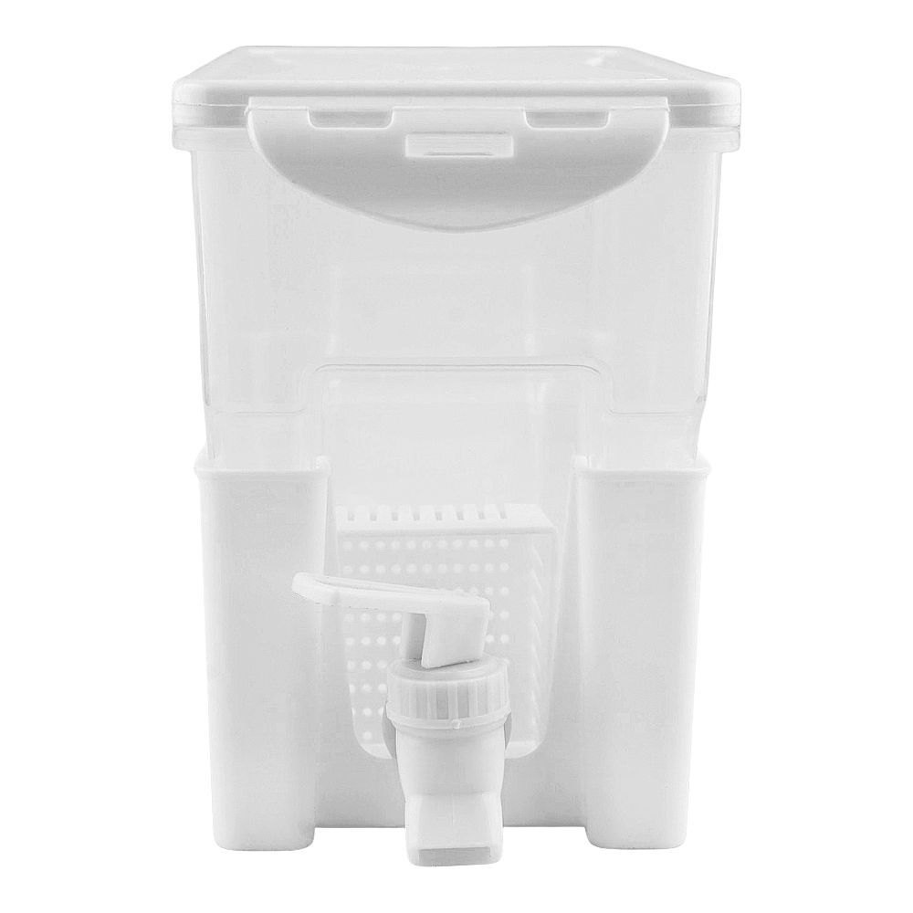 3.5 Liter White Beverage Dispenser with stand, High-Temperature Resistant Drink Container for Home, Kitchen, Camping & Parties - Image 7