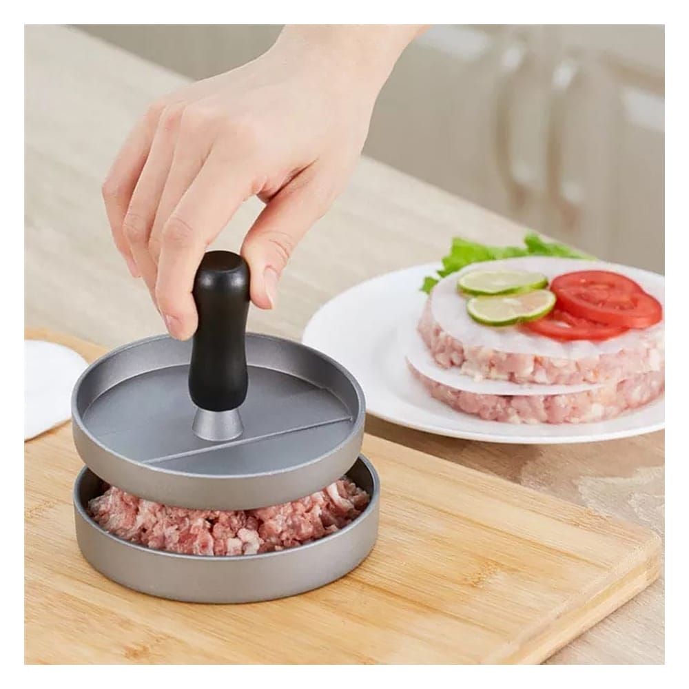 Non-Stick Burger Press Patty Maker, Easy Stuffed & Regular Hamburger Mold Kit for Perfectly Shaped Patties - Main Image
