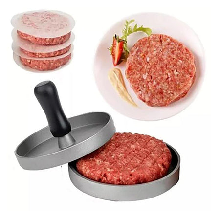 Non-Stick Burger Press Patty Maker, Easy Stuffed & Regular Hamburger Mold Kit for Perfectly Shaped Patties - Image 2