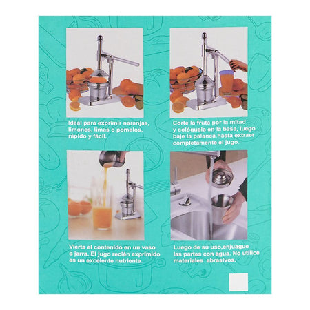Professional Heavy-Duty Manual Citrus Juicer & Press, Metal Lemon & Orange Squeezer Machine - Image 5