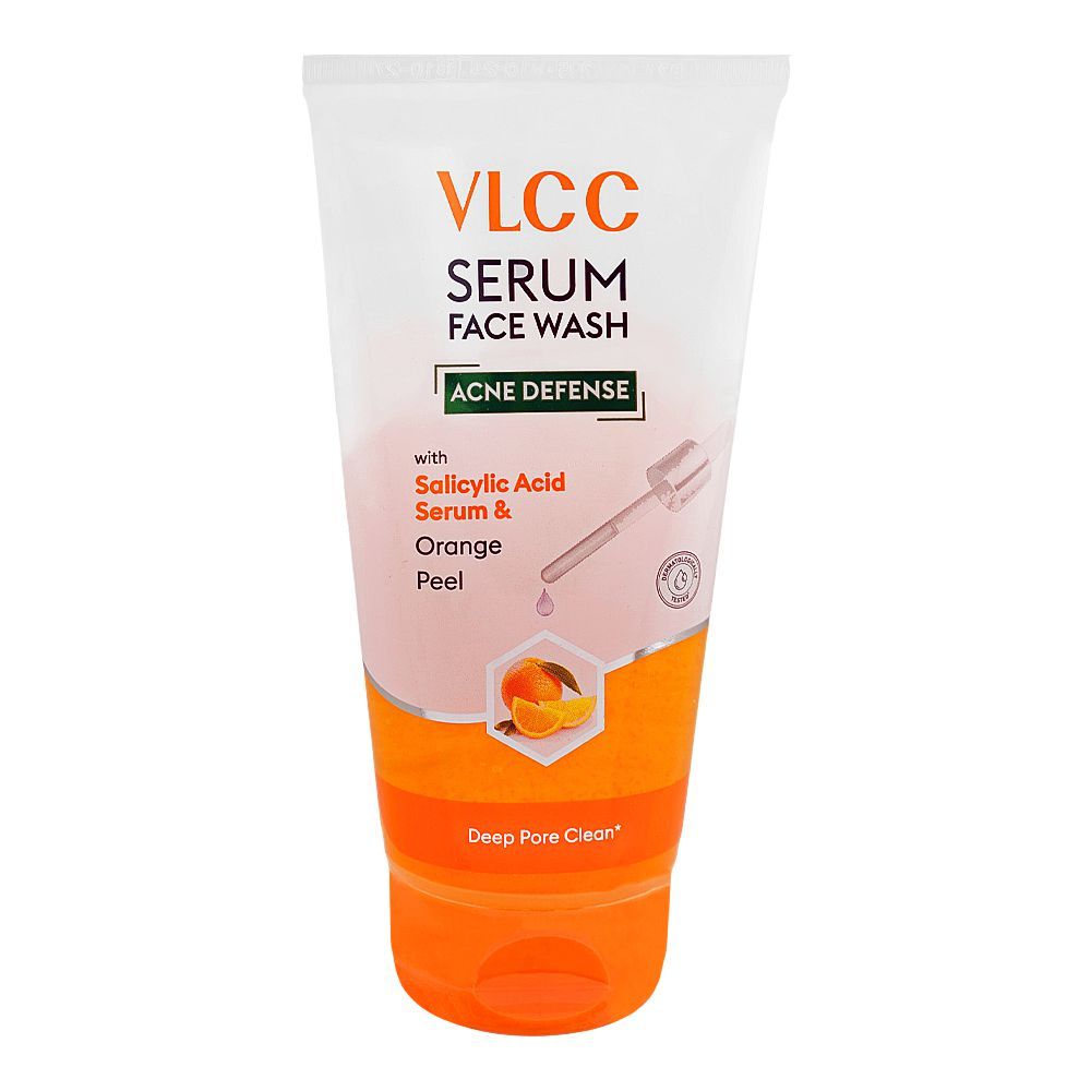 VLCC Acne Defense Serum Face Wash with Salicylic Acid & Orange Peel, 150ml - Main Image