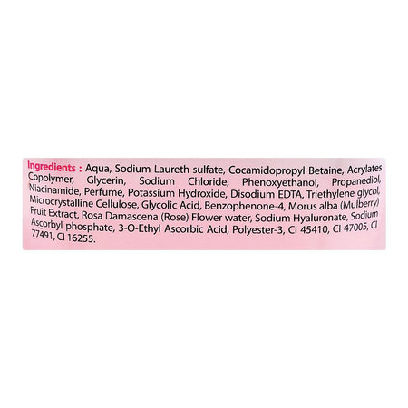 VLCC Bright Glow Serum Face Wash with Vitamin C & Mulberry, 150ml - Image 3