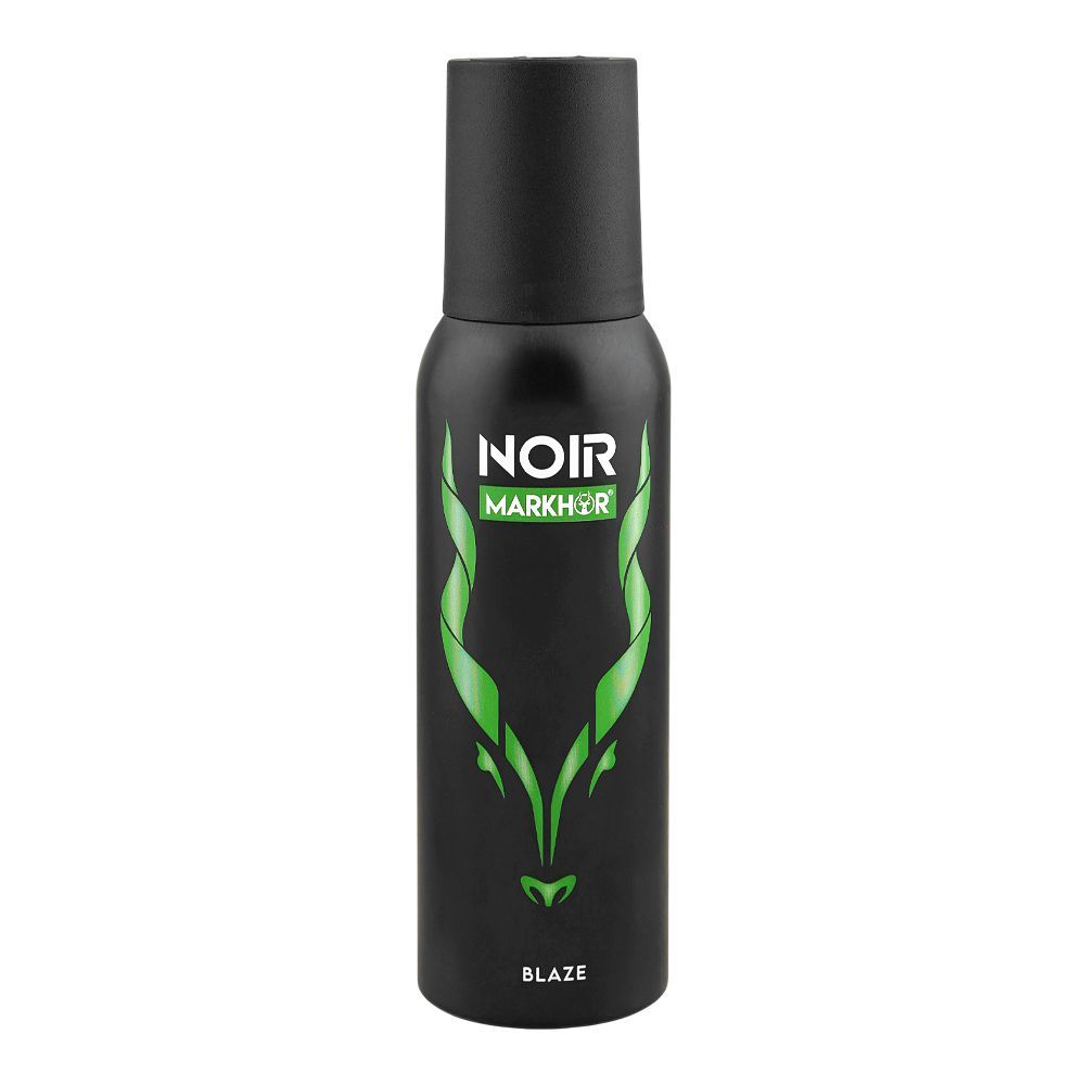Markhor Noir Blaze No Gas Deodorant Body Spray, For Men, 120ml - Main Image