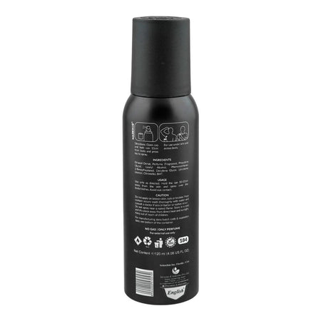Markhor Noir Zest No Gas Deodorant Body Spray, For Men, 120ml - Image 2