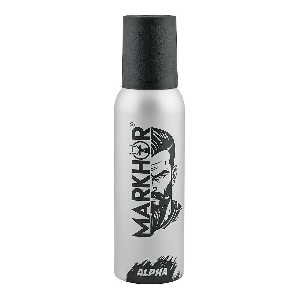Markhor Alpha No Gas Deodorant Body Spray, For Men, 120ml - Main Image