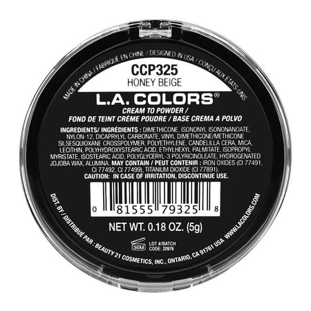 L.A. Colors Cream To Powder, 5g, CCP325 Honey Beige - Image 3