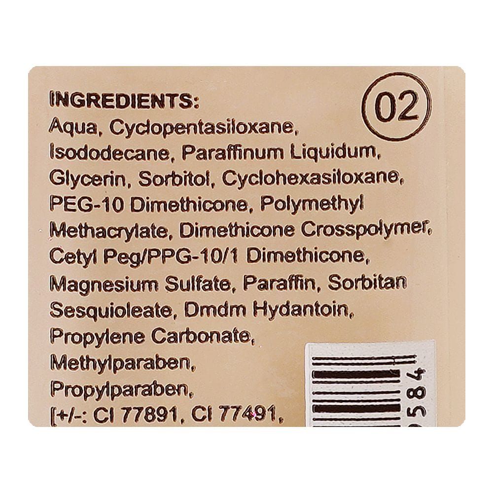 Rivaj UK Photo Focus Liquid Foundation, Matte, Medium Coverage, Oil Free, Long Lasting, 30ml, No. 02 - Image 3