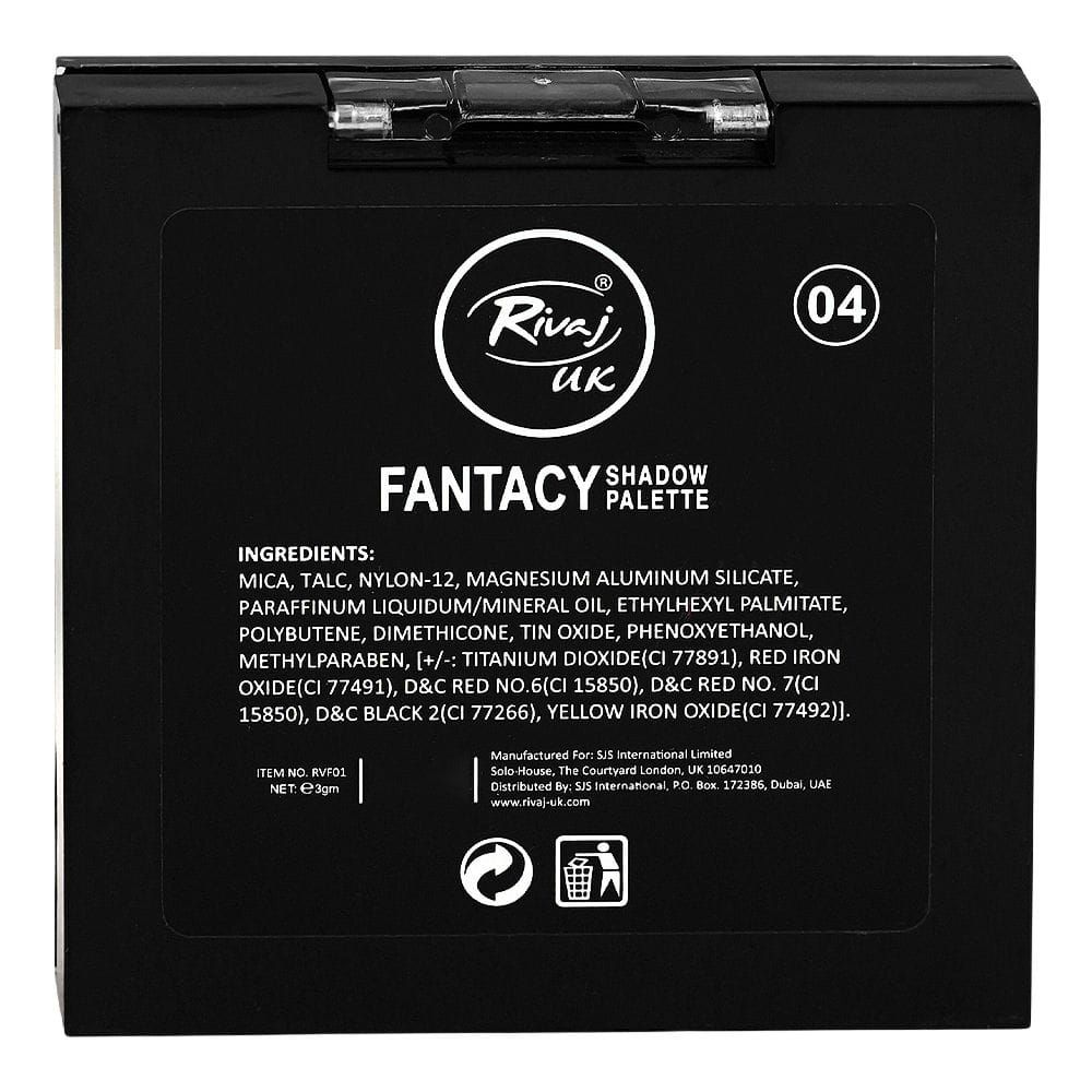Rivaj UK Fantasy Eyeshadow Palette, 9 Shades, No. 04 - Image 2