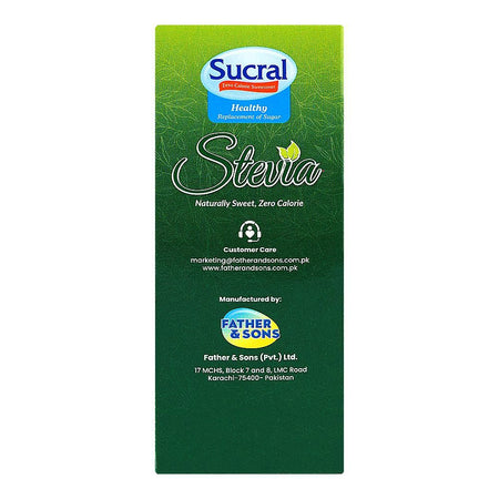 Sucral Stevia Sachets Box, 50-Pack - Image 3