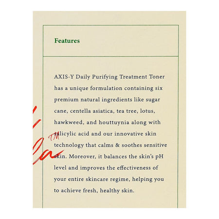AXIS-Y Daily Purifying Treatment Toner, Pore Minimizer, Oil Control & Blemish Treatment, 200ml - Image 6