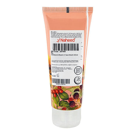 CoNatural Vitamin E Face Wash, Sulphate & Paraben Free, For All Skin Types, 100ml - Image 2